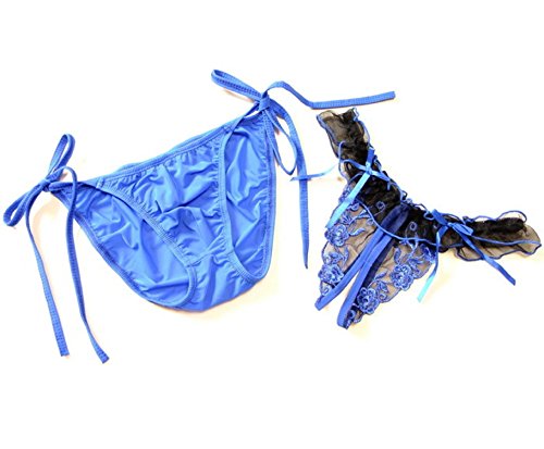 Buy Wenmei His And Hers Matching Thong Set Sexy Hollow Out Underwear