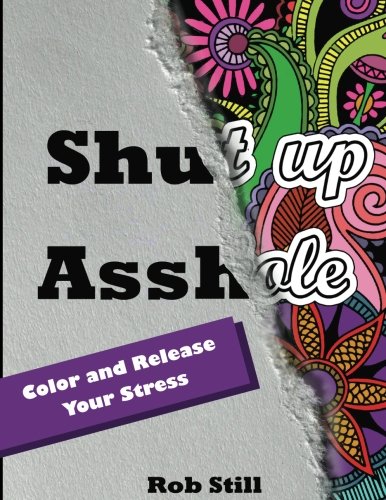 Swear Word Coloring Book Shitty Relieving Adult Cuss Delightful Fun