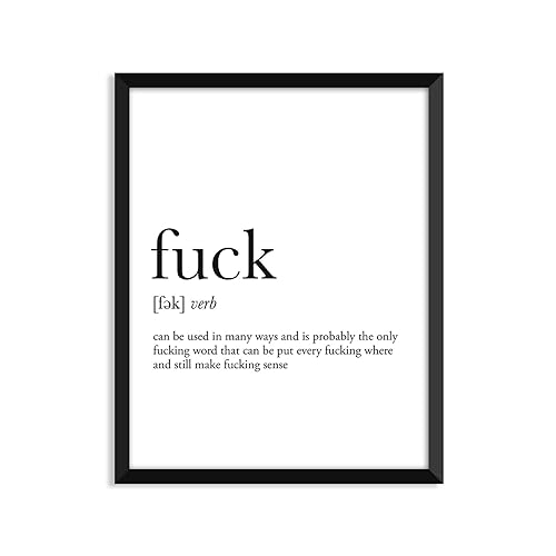 Fuck Definition Unframed Art Print Poster Or Greeting
