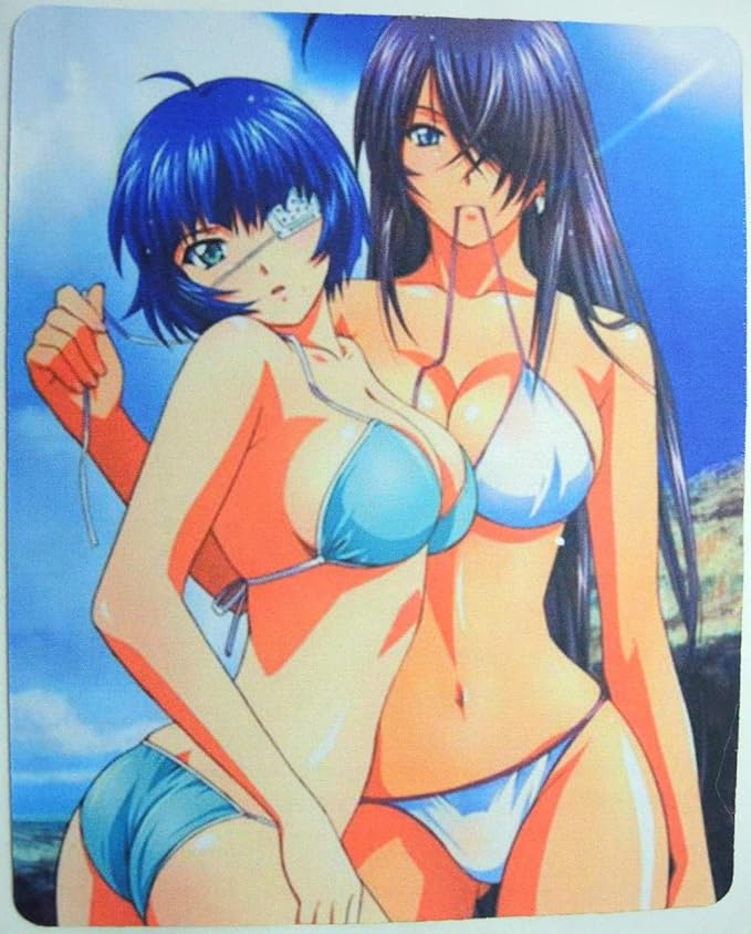 Ikki Tousen Mouse Pad Kanu And Ryomou At The Beach In Sexy