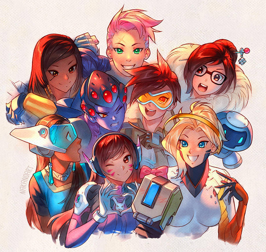 Overwatch Girls Just Wanna Have Fun By Nakanoart On