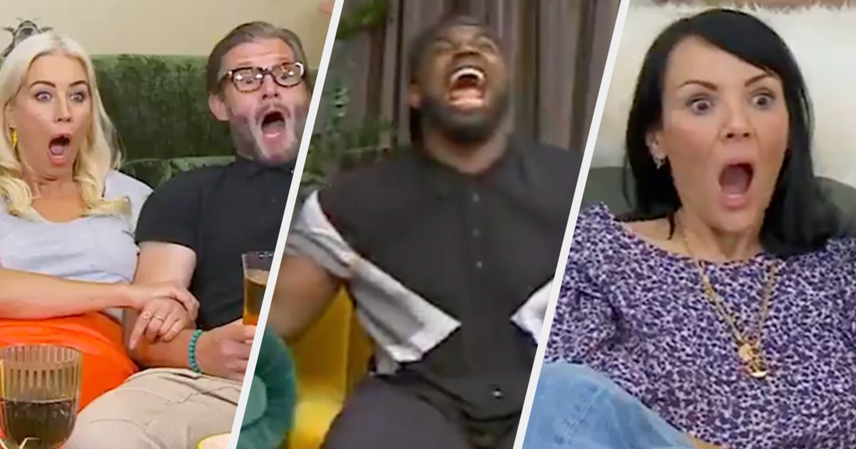The Celebrity Goggleboxers Reactions To That Sexlife Shower Scene