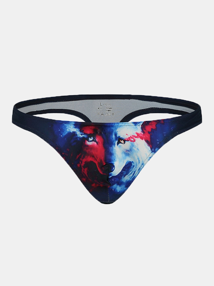 3d Printing Sexy Tanga Dog Underwear Low Waist Thongs For