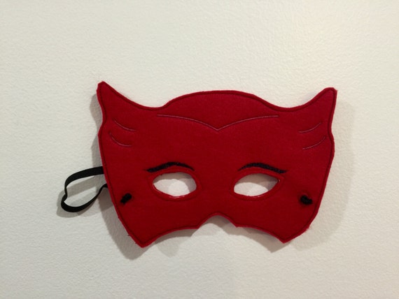 Pj Masks Owlette Mask Pj Mas Play Mask Pj Mask By Wenashomedecor