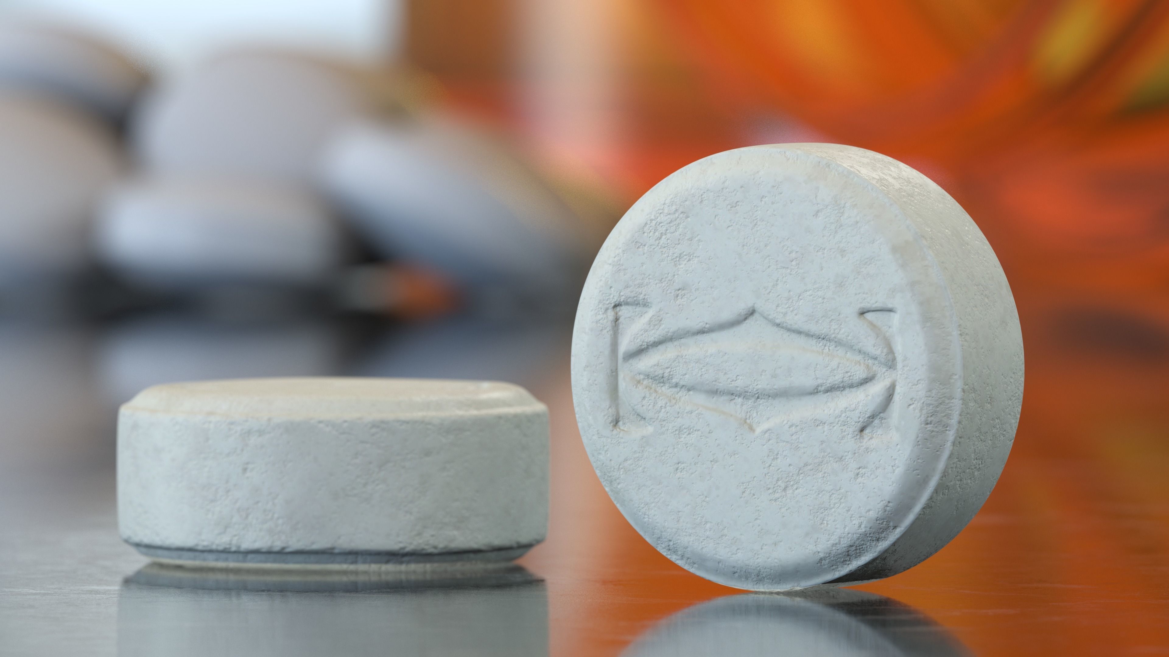 Ecstasy Molly Drug Pill White 3d Model Cgtrader