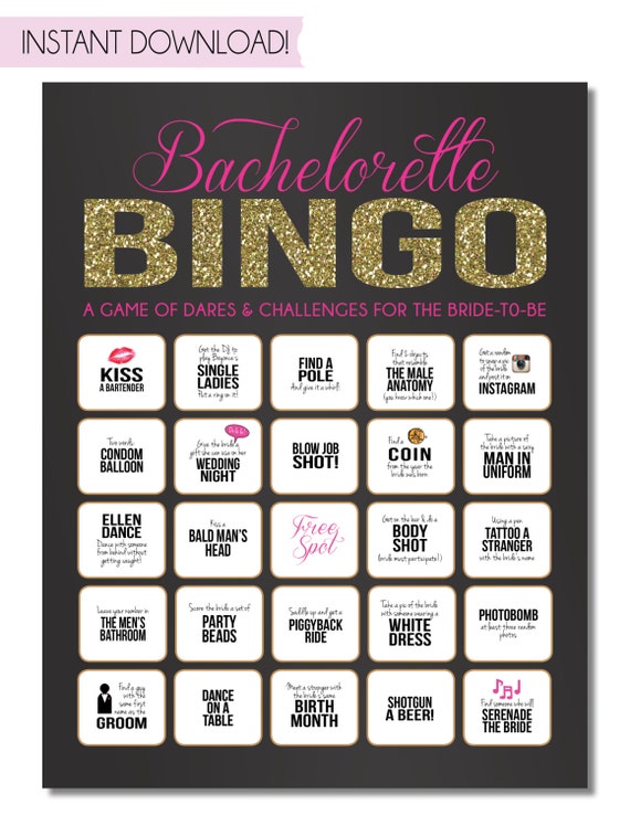 Bachelorette Party Game Instant Download By Sweetbeeshoppe On Etsy