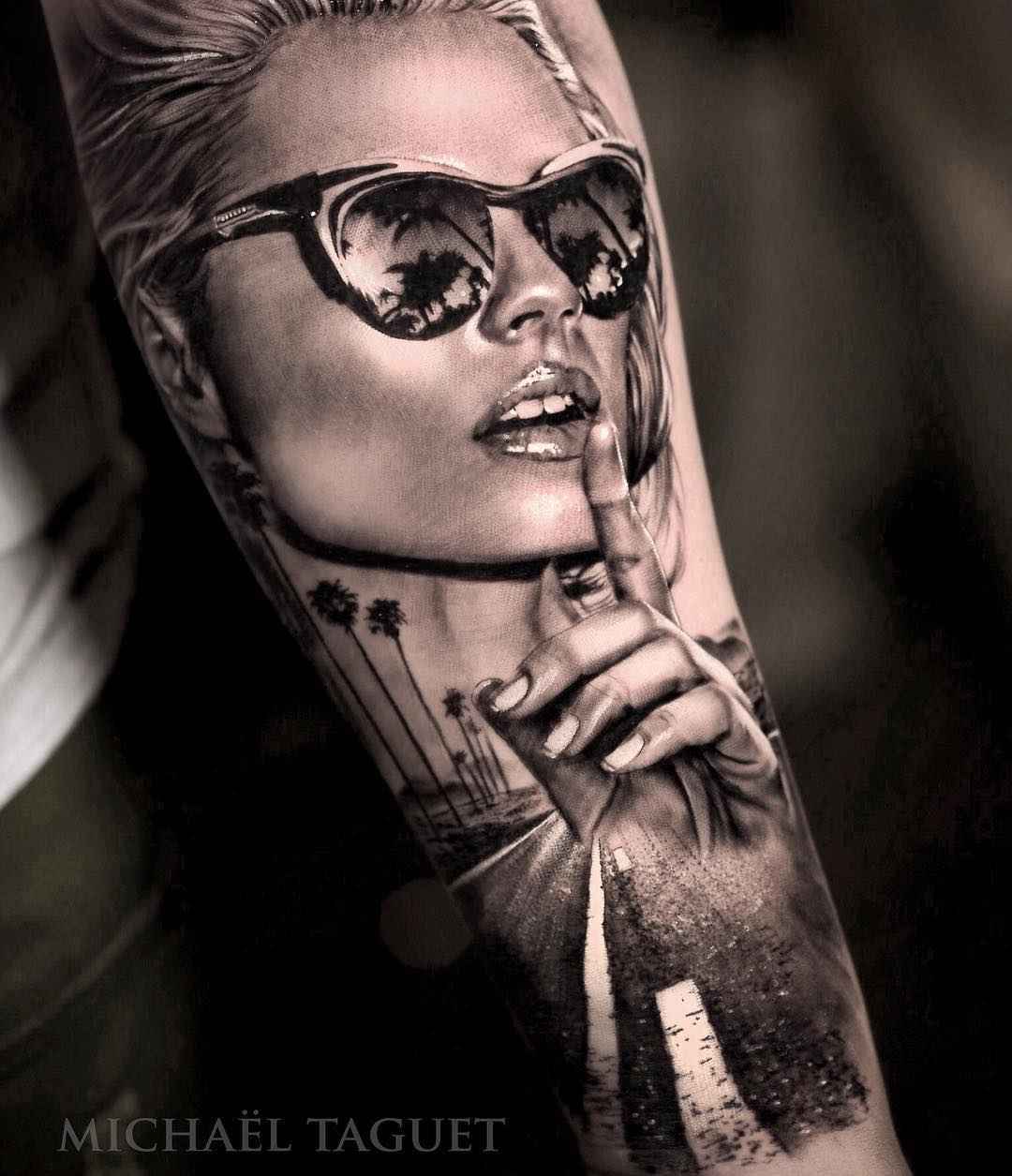 Awesome Realistic Tattoo By Michael Taguet Inkppl