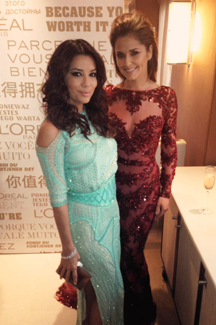 Eva Longoria Tweets Snap Of Twin Sister Cherl Cole At Cannes
