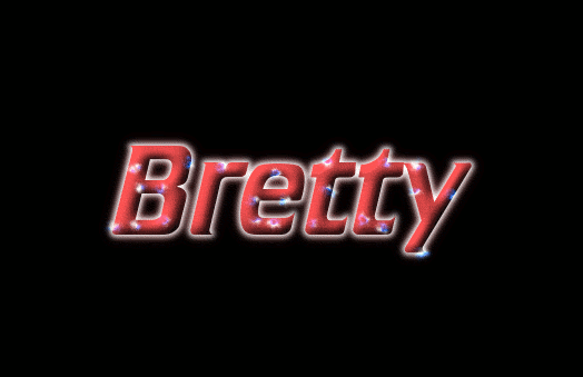 Bretty Logo Herramienta De Diseño De Nombres Gratis De Flaming Text