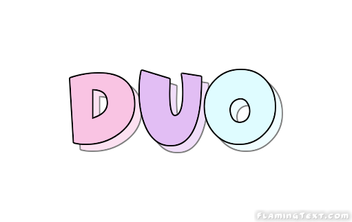 Duo Logo Herramienta De Diseño De Nombres Gratis De Flaming Text