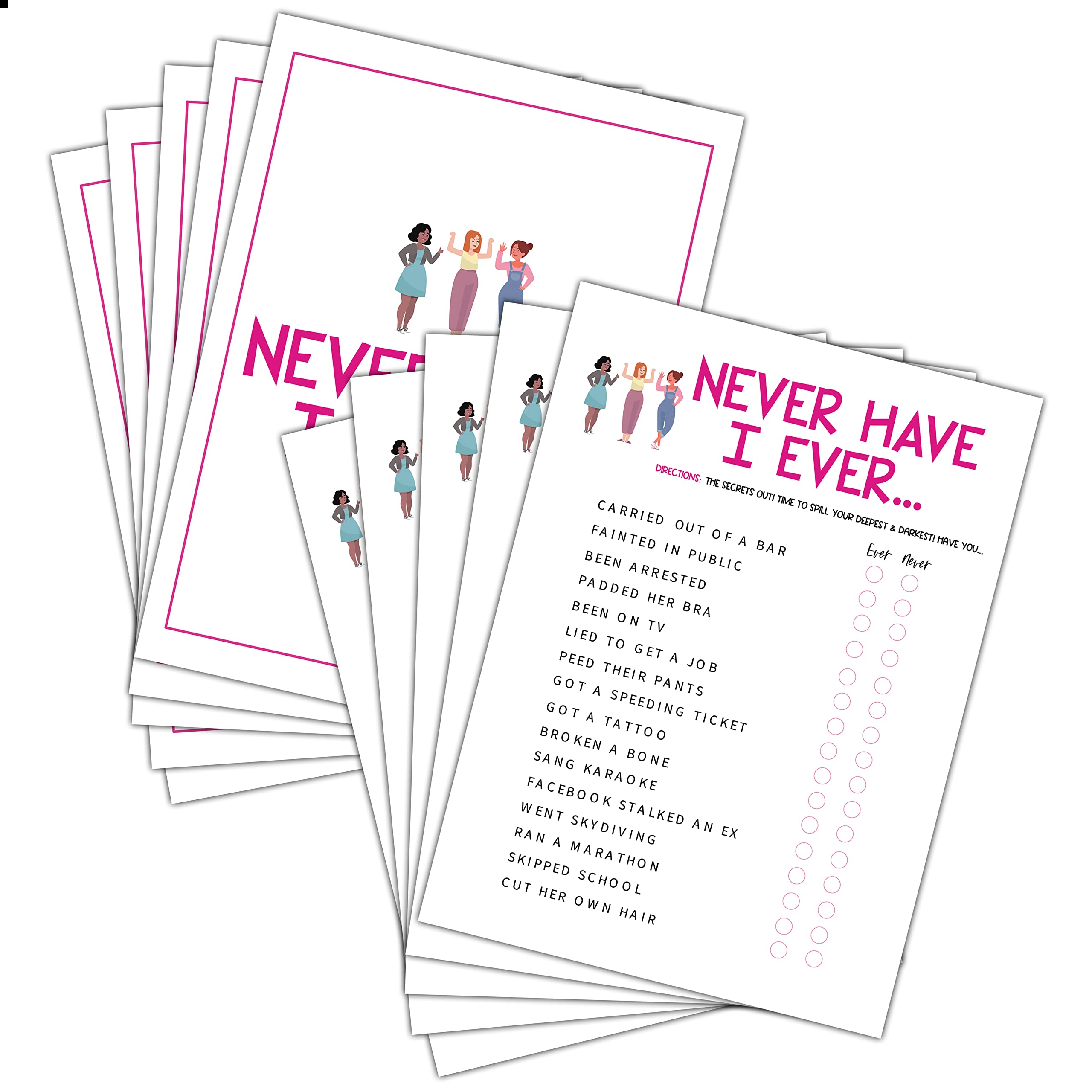 Buy Girls Night Party Game Ladies Night Party Games Never Have I