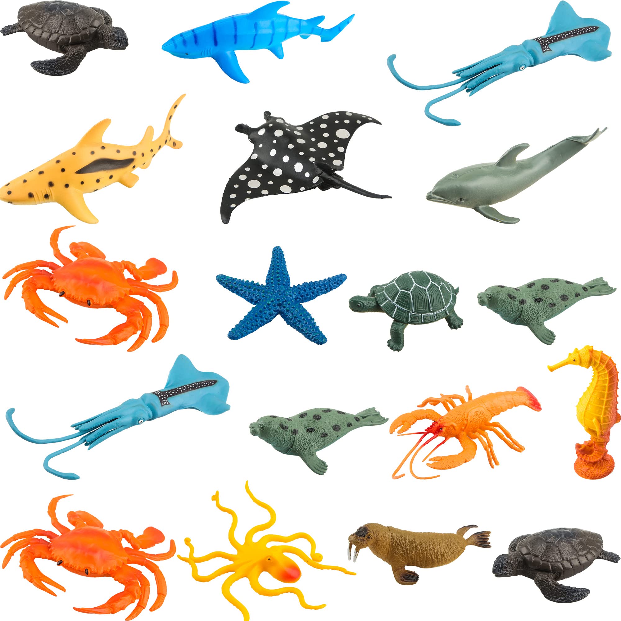 Buy Sgbetter 18 Pieces Sea Ocean Animals Toys Realistic Sea Creatures