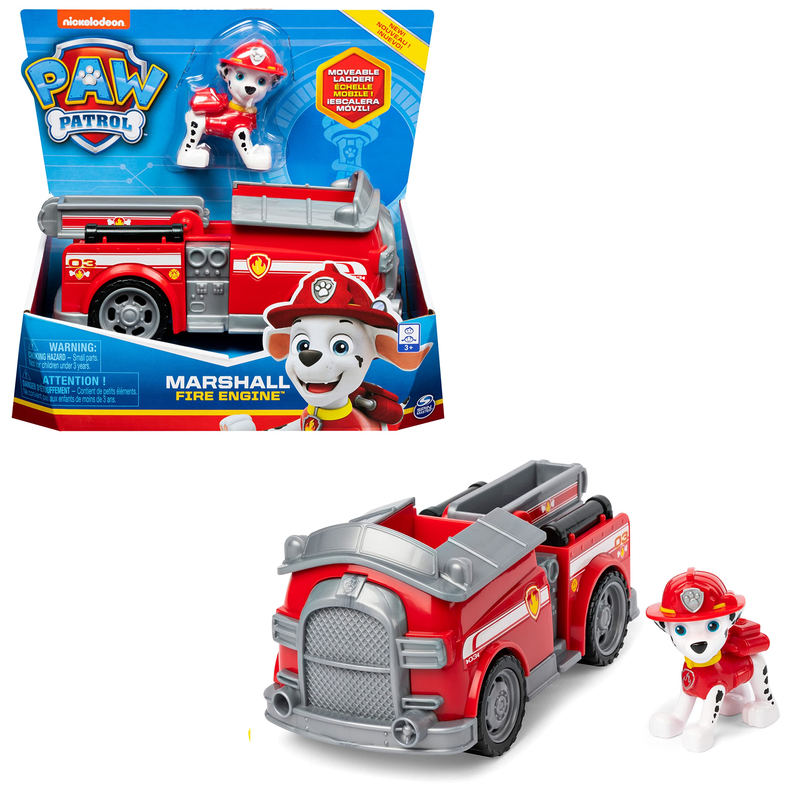 Paw Patrol True Metal Marshall Collectible Die Cast Vehicle Classic