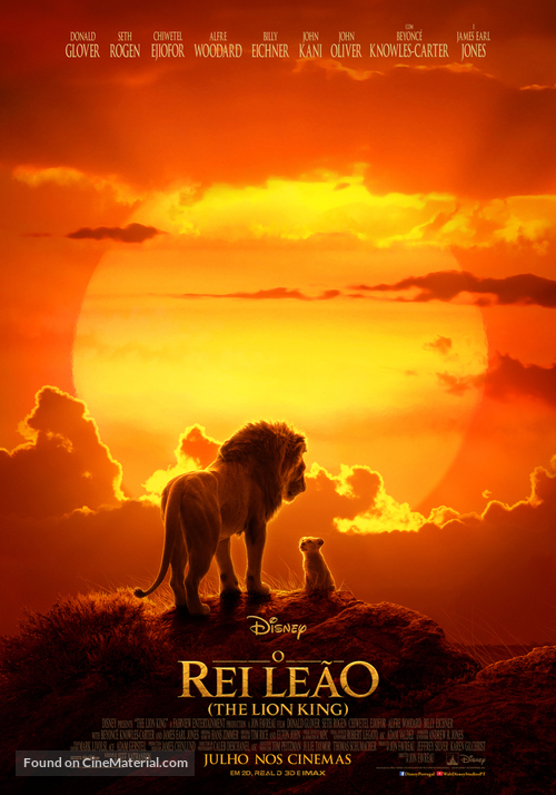 The Lion King 2019 Portuguese Movie Poster