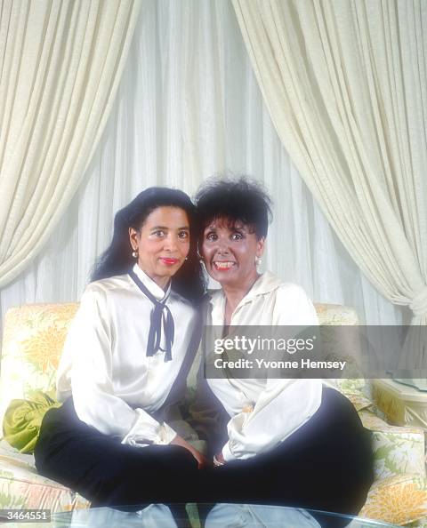 Lena Horne And Daughter Gail Lumet Pose For A Photograph November 4
