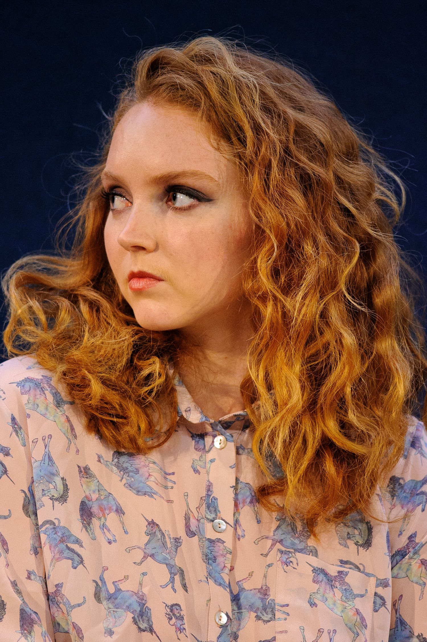 Lily Cole I Love Your Curls And Were All Going To Study Your Cat Eye