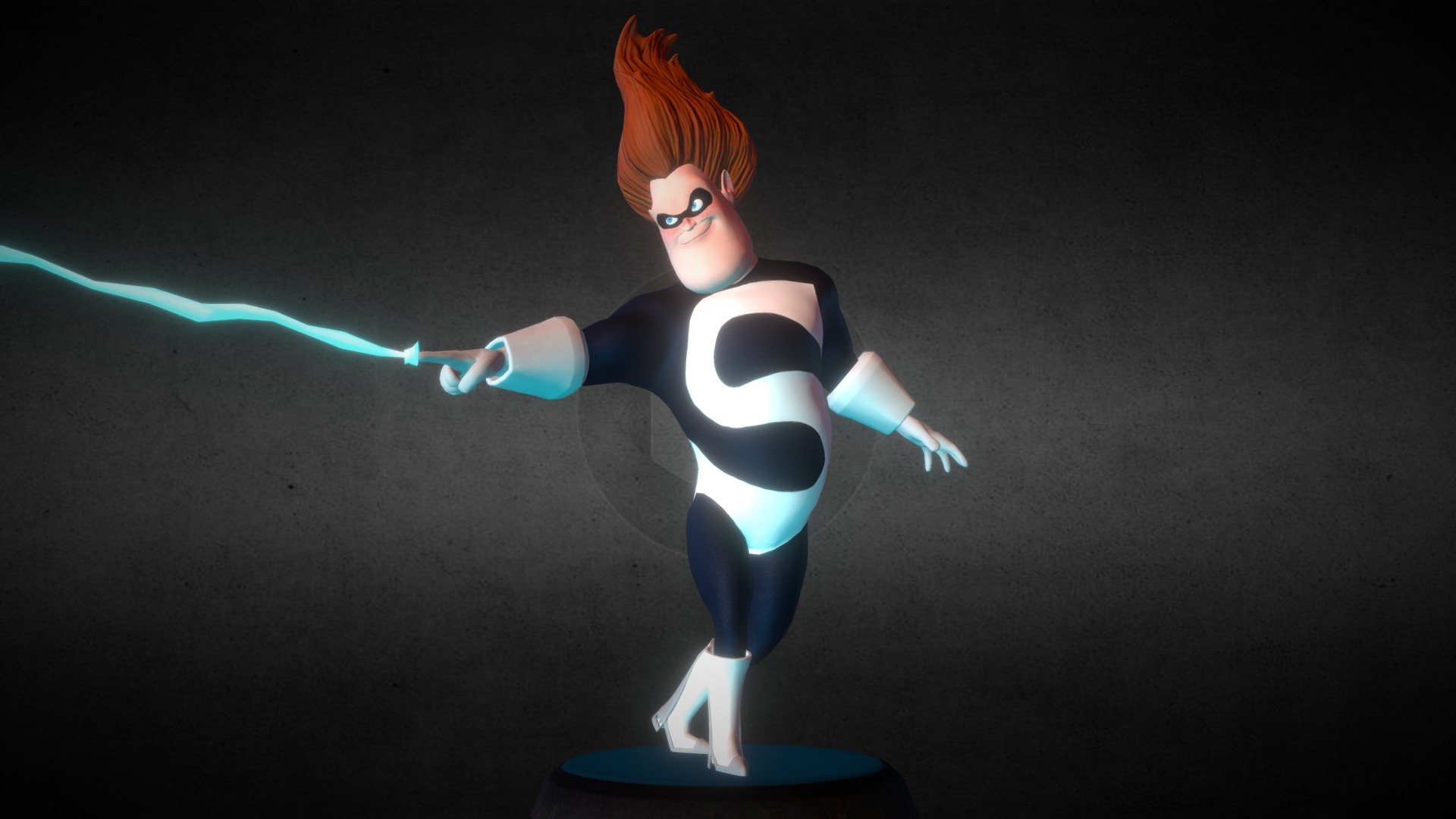 Syndrome Inspired By The Incredibles Pbr 3d Model By Mikebauerlein