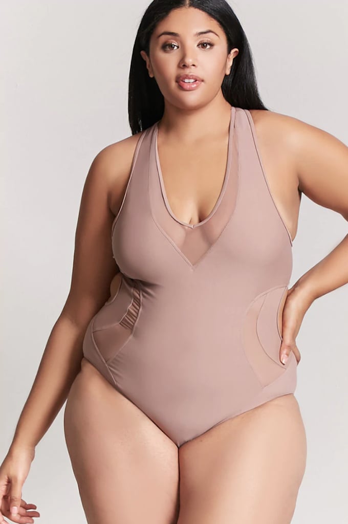 Forever 21 One Piece Swimsuit Iskra Lawrence Ombre Aerie Swimsuit