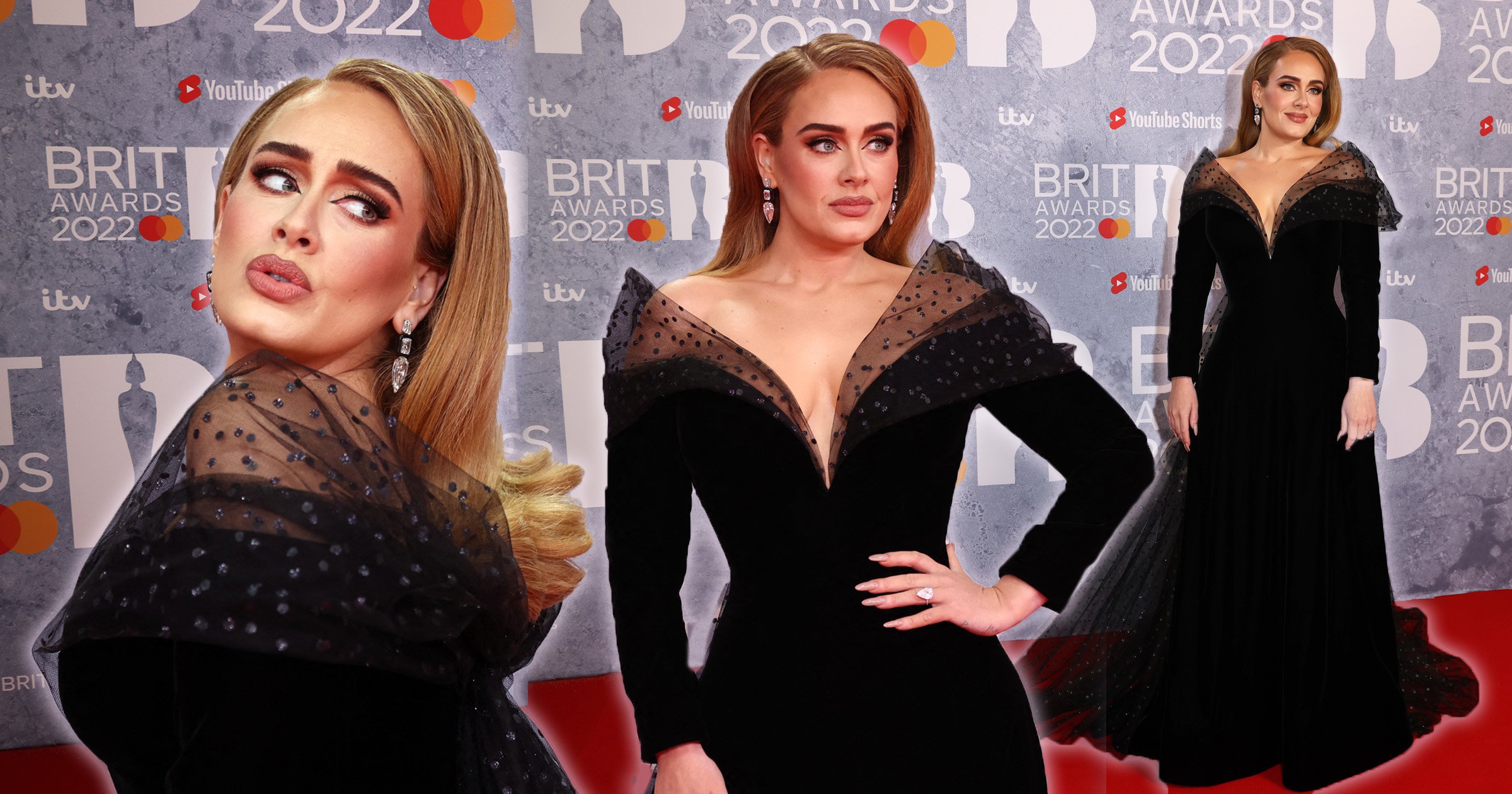 Adele Stuns On Brit Awards 2022 Red Carpet After Cancelling Las Vegas