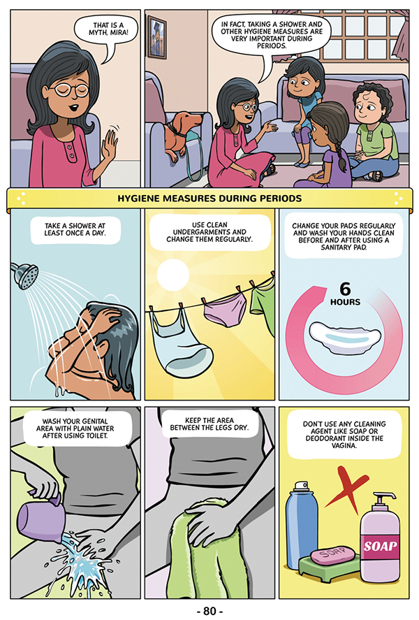 Menstrupedia Comic The Friendly Guide To Periods On Behance