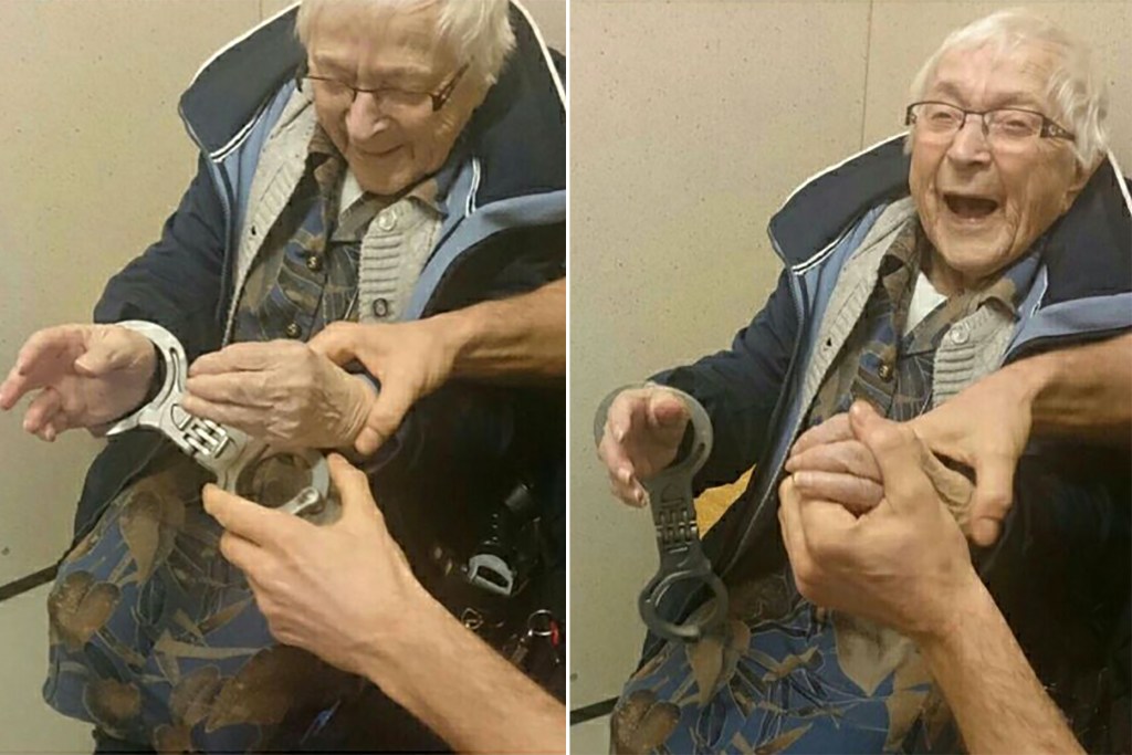 99 Year Old Granny Gets ‘arrested To Fulfill Bucket List