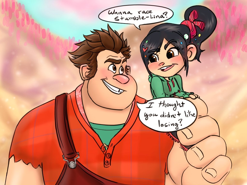 Ralph And Vanellope By Tlroh On Deviantart