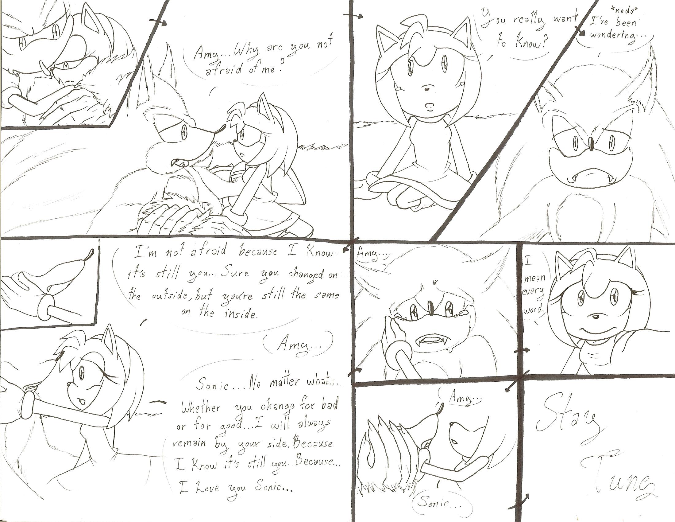 Werehog Sonic And Amy Comic Pt 1 By Ila Mae On Deviantart
