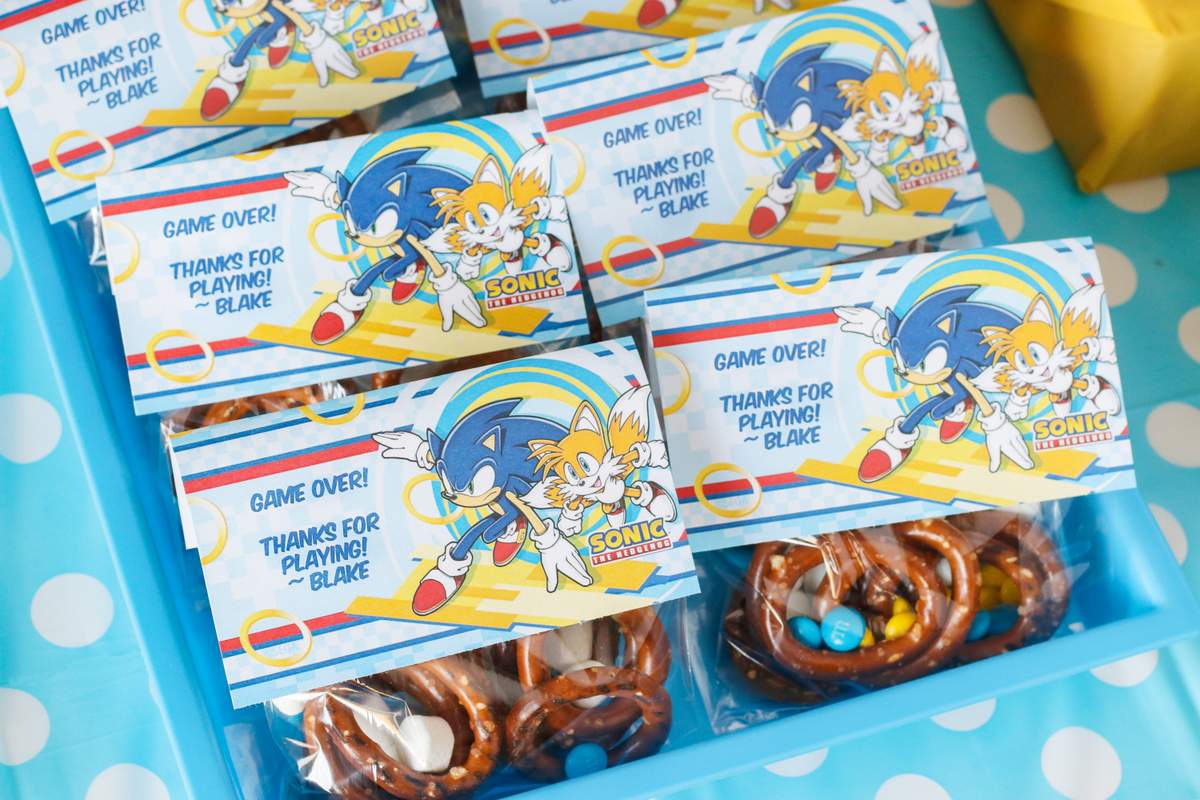 Sonic The Hedgehog Birthday Party Ideas Photo 23 Of 25 Catch My Party