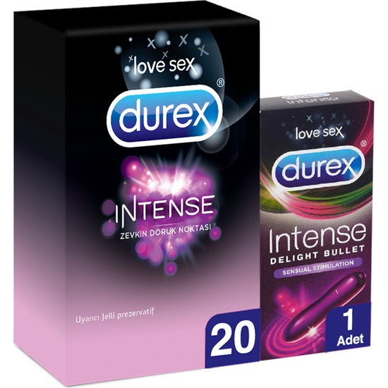 Durex Intense Prezervatif 20 Li Durex Delight Bullet Fiyatı