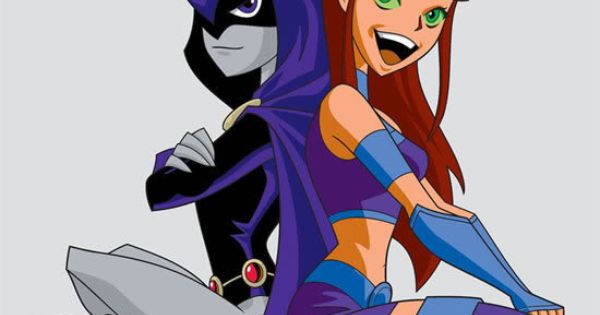 Raven And Starfire Anime Pinterest Ravens And Teen Titans