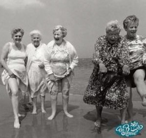 Beach Girls Happy Old Ladies The Bean Favorites