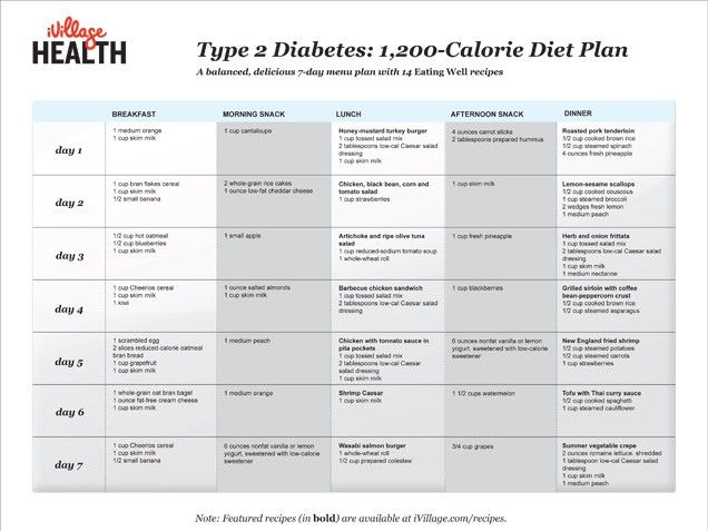 1200 Calorie Diet Meal Plan Printable Sheets Diynews