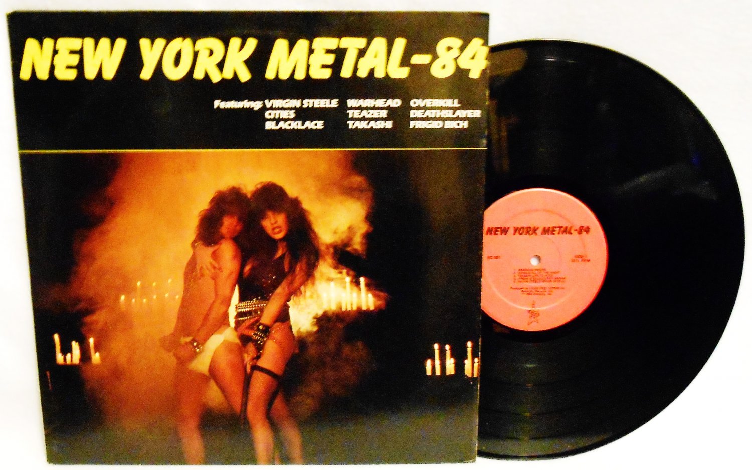 New York Metal 84 Compilation Vinyl Music Record Lp Album