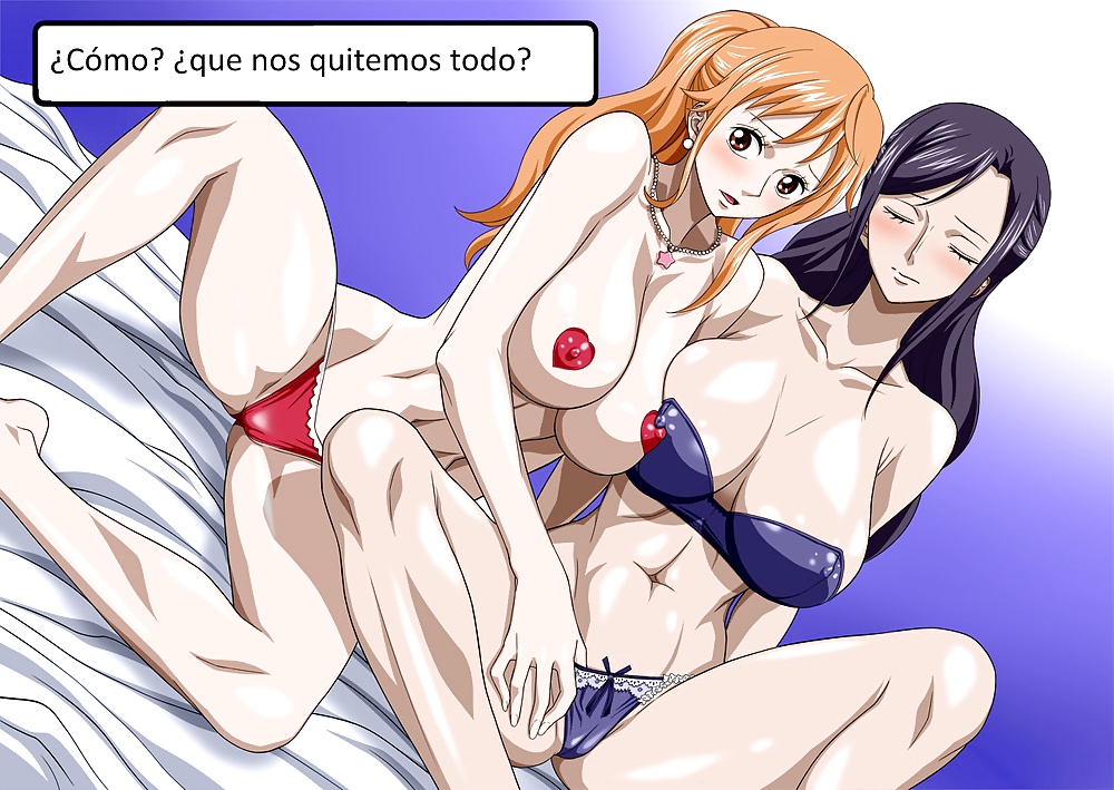 Nami And Nico Robin Lesbian Fun One Piece Porn Pictures
