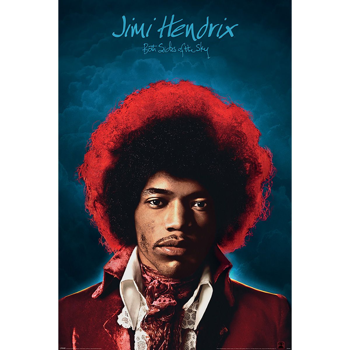 Poster Jimi Hendrix Both Sides Of The Sky Rock A Gogo