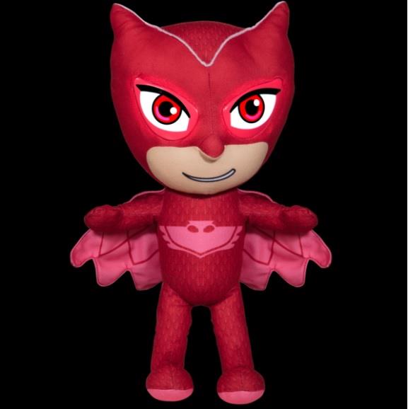 Go Glow Friend Pj Mask Owlette Red Soft Doll Night Light Toy 36cm Ebay