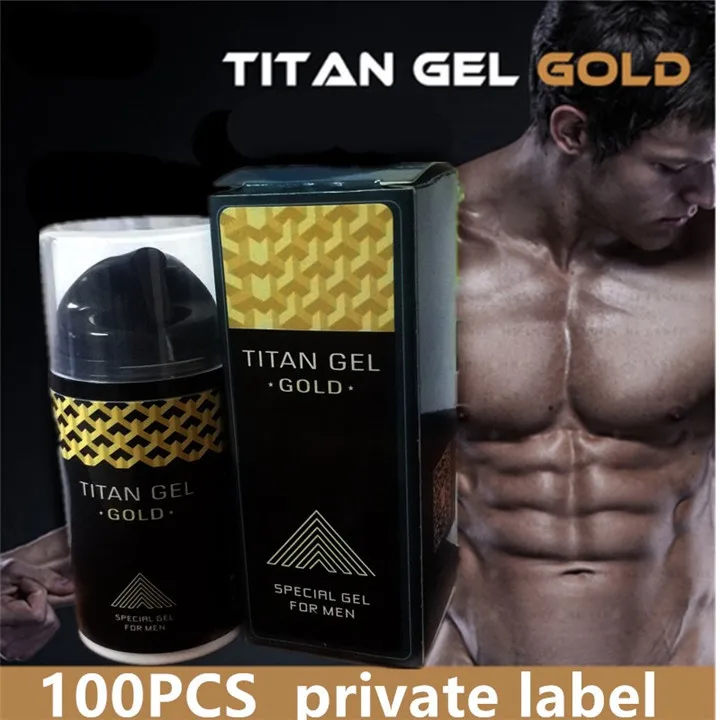 50ml Sex Titan Gel Gold For Penis Enlargement Delay Private Label