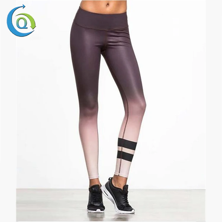 Quick Dry Fitness Skin Tight Yoga Pants Ladies Leggings Sex Silk