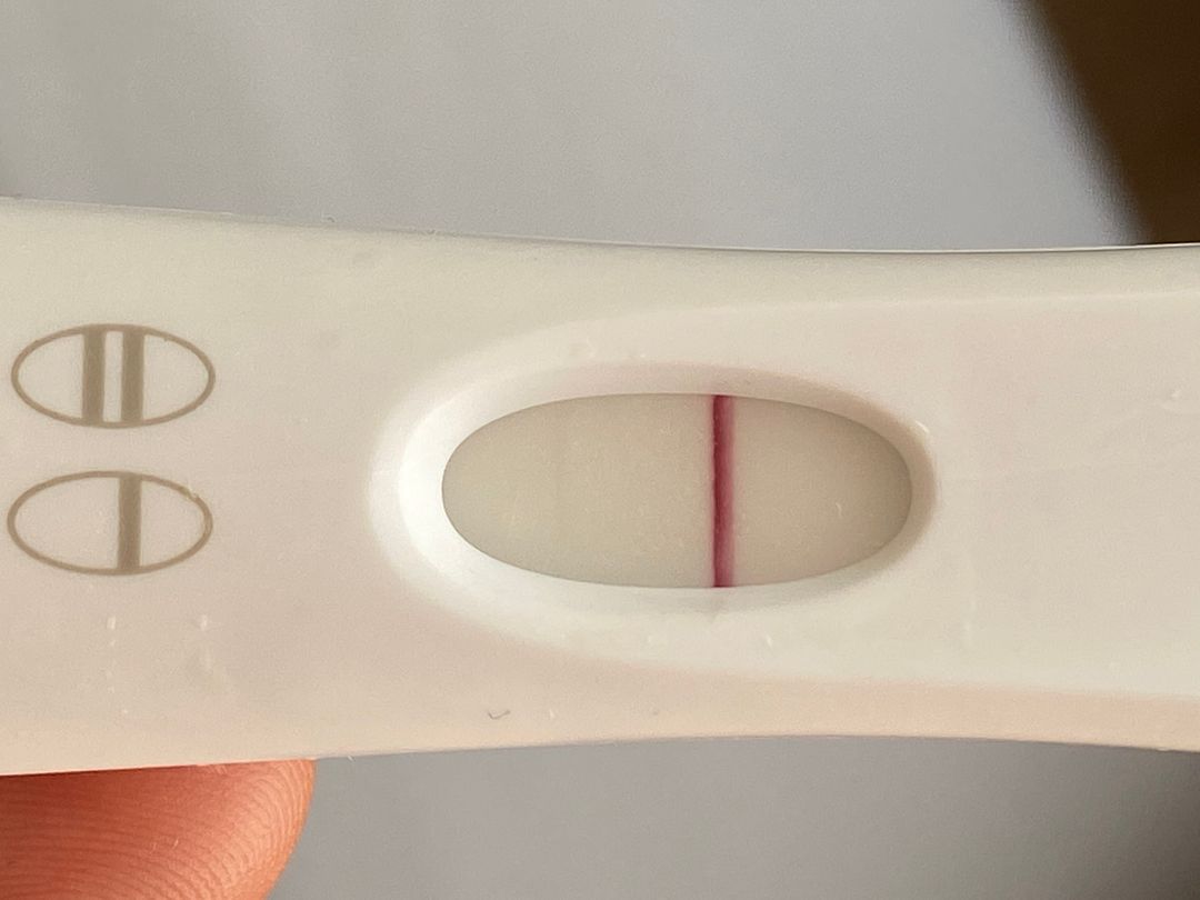 First Response Pregnancy Test Very Faint Line Positive Or A Indent