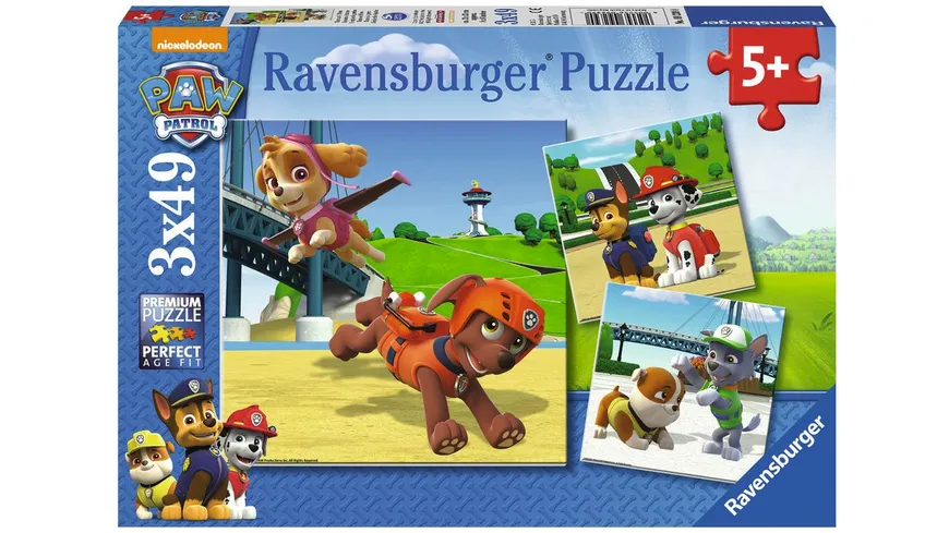 Ravensburger Puzzle Paw Patrol 3 X 49 Teile Online Bestellen