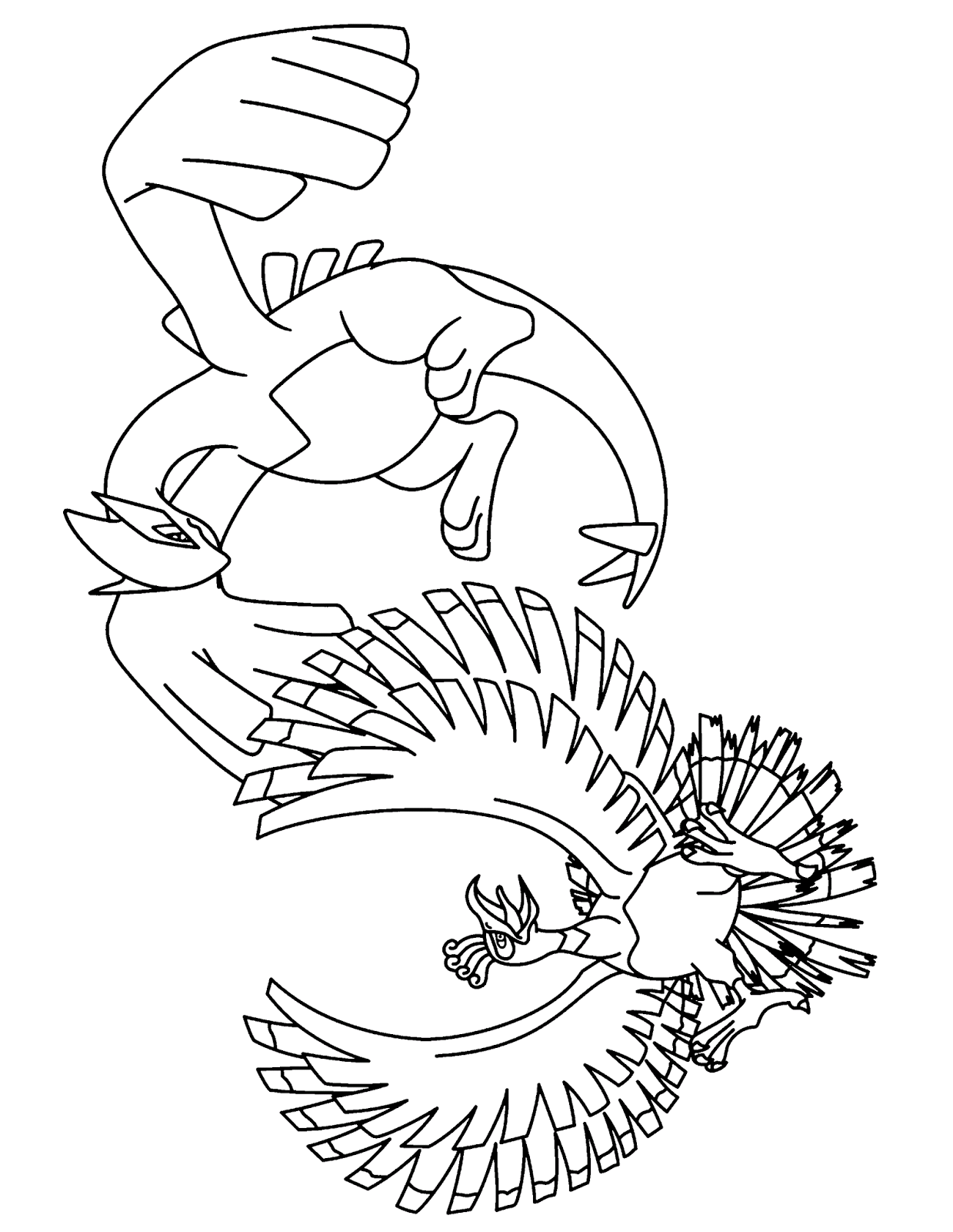 Lugia Pokemon Coloring Pages Coloring Pages