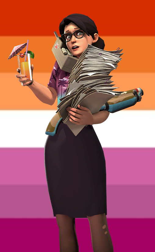 Pride — Miss Pauling From Team Fortress 2 Is Canonically A