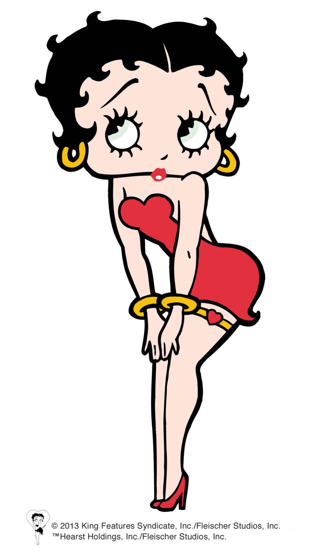 Betty Boop Estilo Pin Up Girl Dibujo A Mano Con Javi