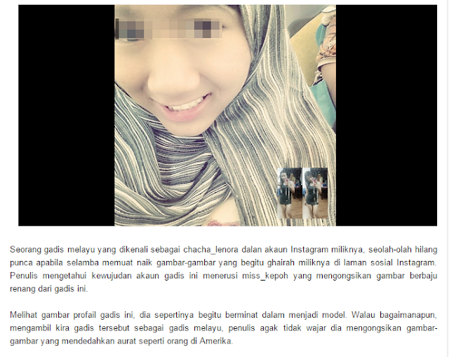 Gadis Melayu Semakin Berani Muat Naik Gambar Selfie
