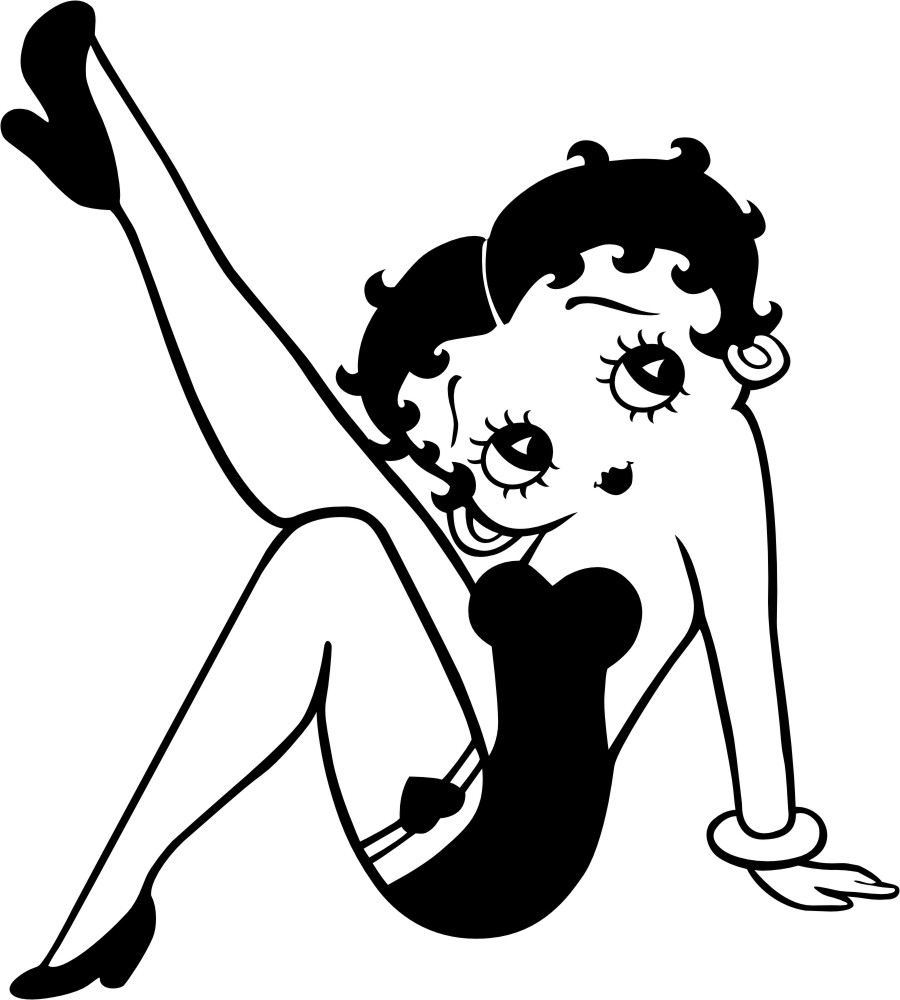 Tatouage Betty Boop Noir Et Blanc Gratuit